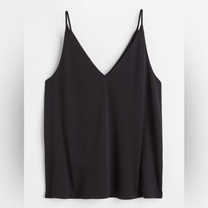 H&M Dressy Black Cami Sleeveless Blouse Tank Top Small S
